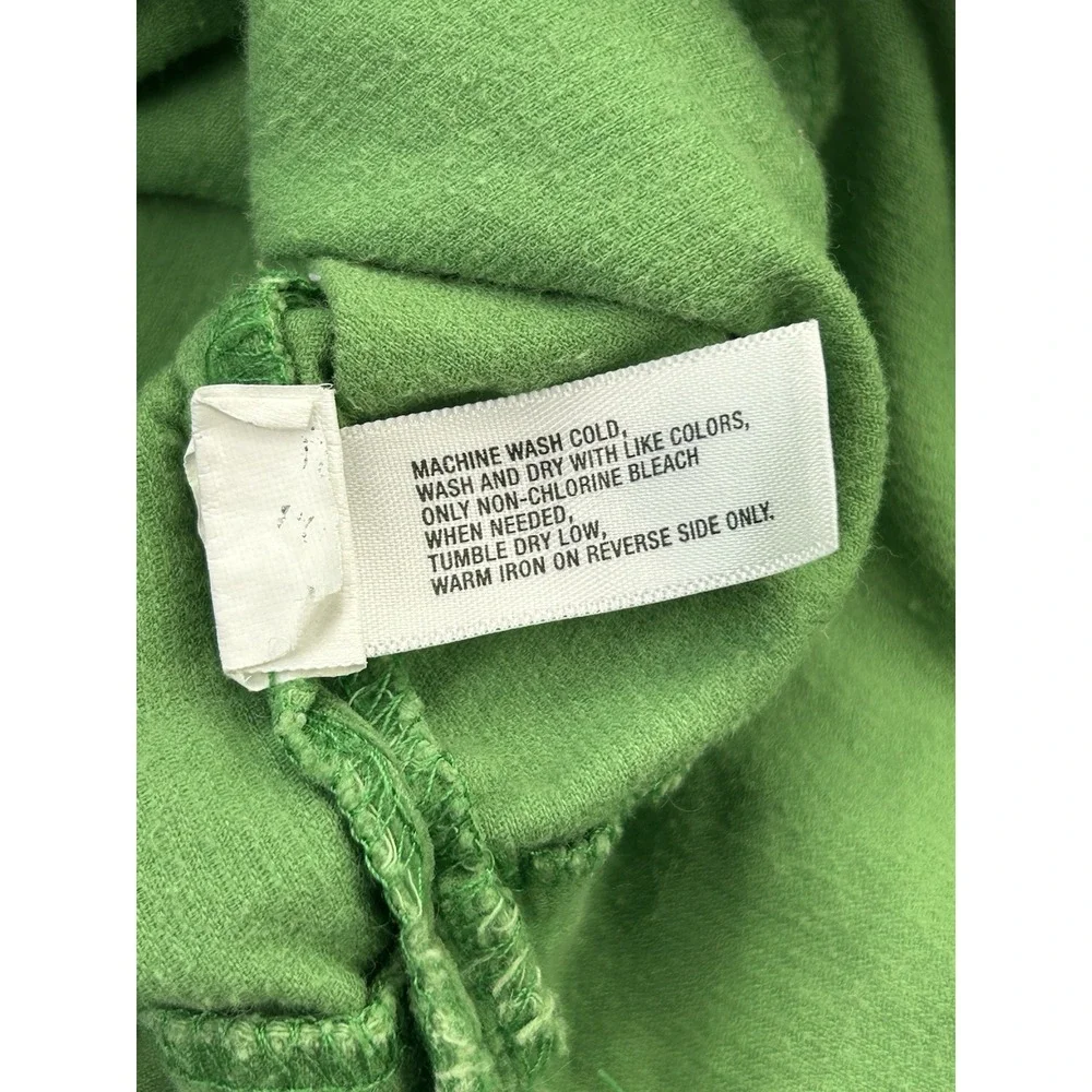 Baby Gap Corduroy Tunic Top Girls 18-24 Months Green Long Sleeve Peplum Fall